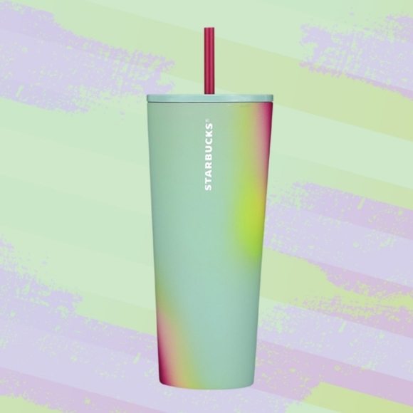 Starbucks Accessories - 💛NEW🧡 Starbucks Spring 2024 Pastel Tie-dye Stainless Steel Tumbler Easter